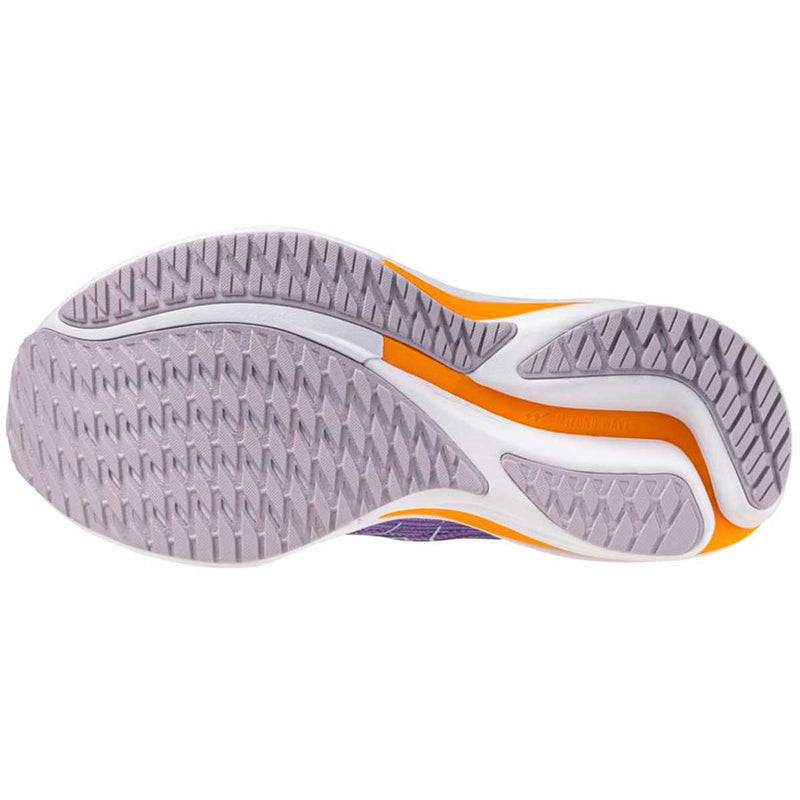 Tenis Running Mizuno WAVE RIDER 28 Morado Blanco Mujer