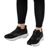 Tenis Running Mizuno WAVE RIDER 28 Negro Plata Mujer