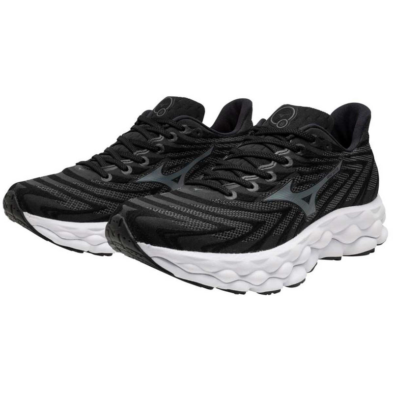 Tenis Running Mizuno WAVE SKY 8 Negro Plata Hombre