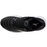 Tenis Running Mizuno WAVE SKY 8 Negro Plata Mujer