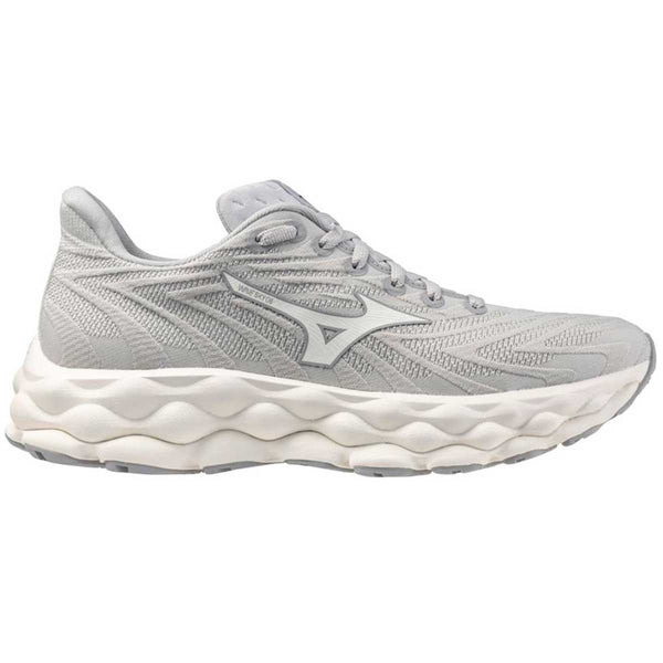 Tenis Running Mizuno WAVE SKY 8 Gris Beige Mujer