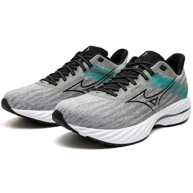 Tenis Running Mizuno WAVE INSPIRE 21 Gris Blanco Hombre