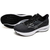 Tenis Running Mizuno WAVE INSPIRE 21 Negro Plata Mujer