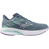 Tenis Running Mizuno WAVE INSPIRE 21 Gris Blanco Mujer