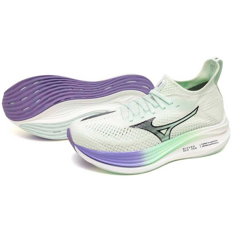 Tenis Running Mizuno NEO ZEN Menta Morado Mujer