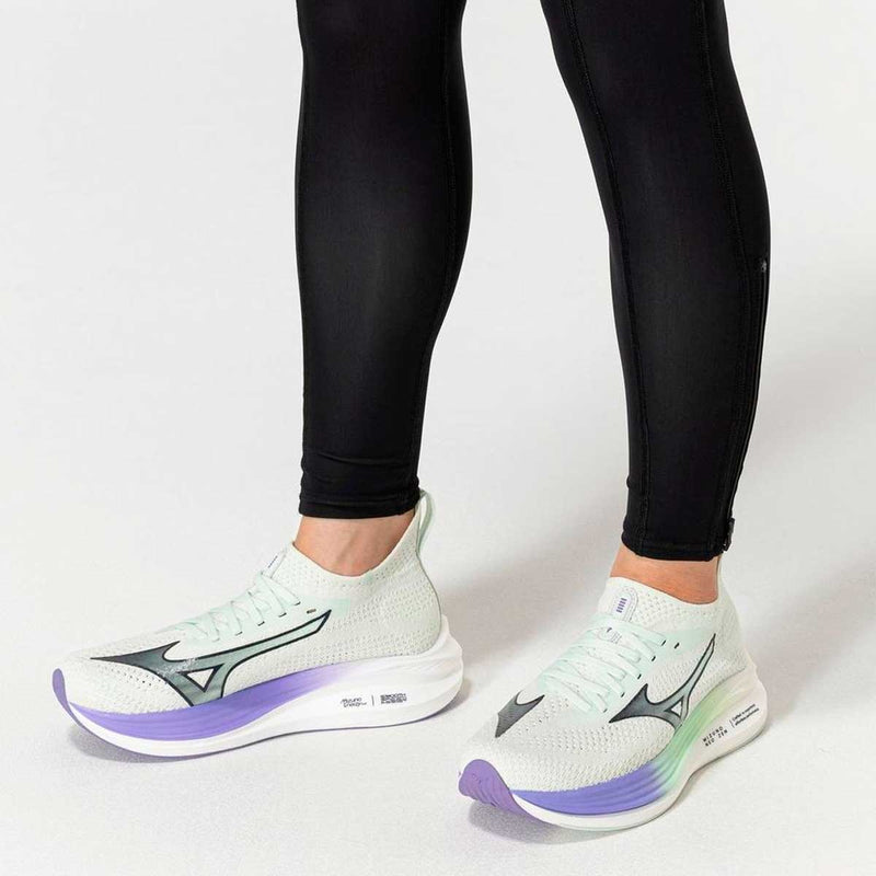 Tenis Running Mizuno NEO ZEN Menta Morado Mujer