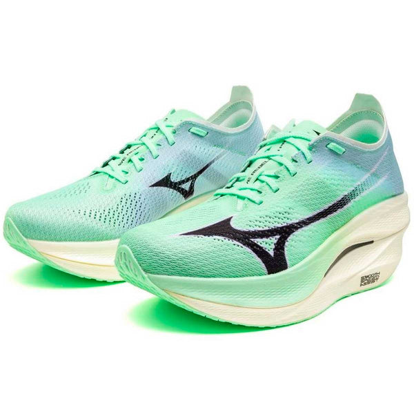 Tenis Mizuno WAVE REBELLION PRO 3 Menta Neón Hombre