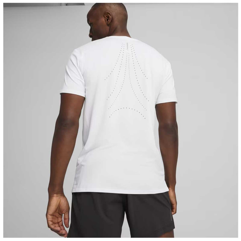 Playera Deportiva Puma RUN CLOUDSPUN SS TEE blanco Hombre