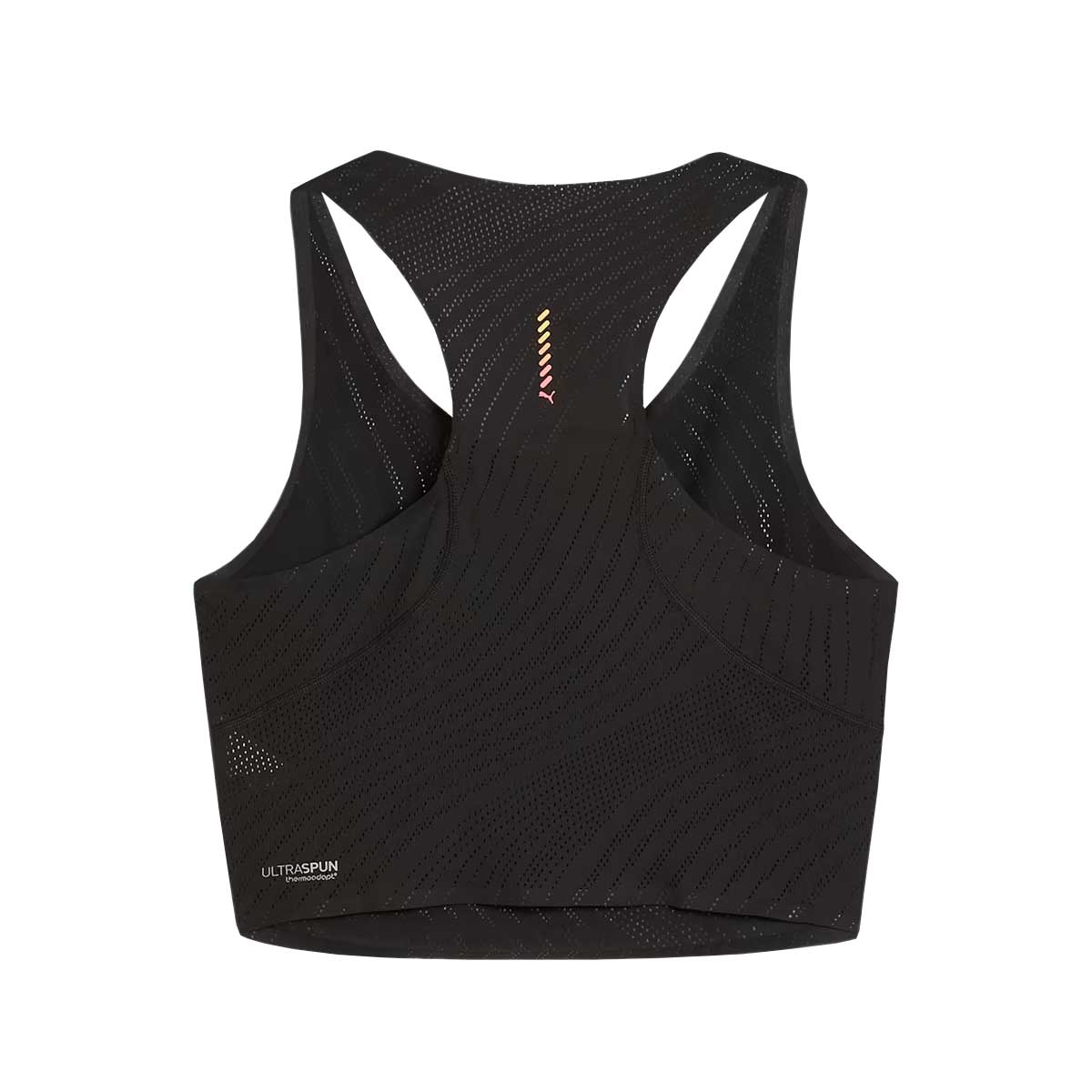 Crop Top Deportivo Puma RUN CROP TOP Black Mujer