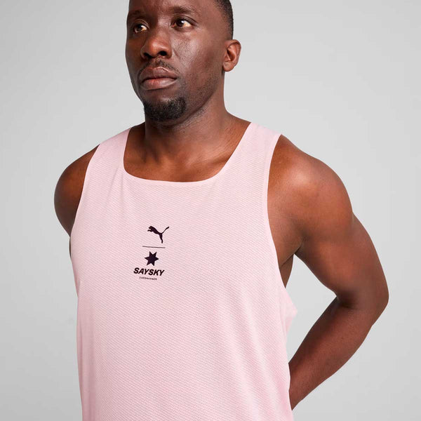 Playera Deportiva Puma X Saysky SINGLET Rosa Hombre