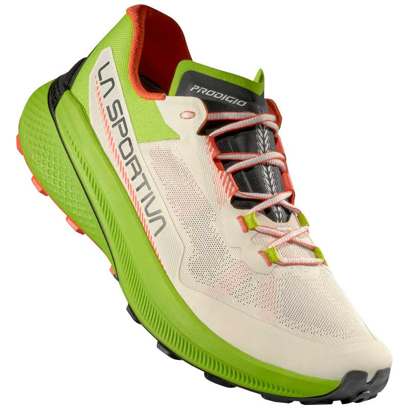 Tenis Trail Running La Sportiva PRODIGO Blanco Neon Hombre