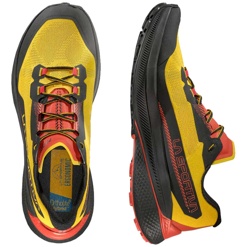 Tenis Trail Running La Sportiva PRODIGO Negro Amarillo Hombre