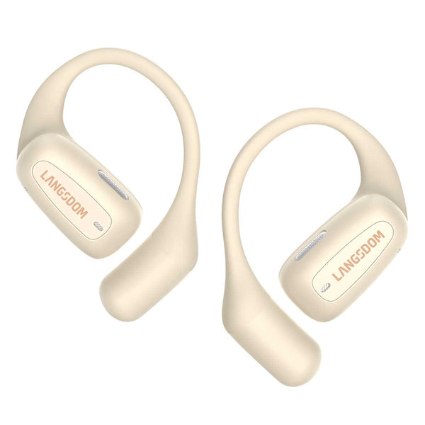 Auriculares Deportivos Langsdom AirFit Beige