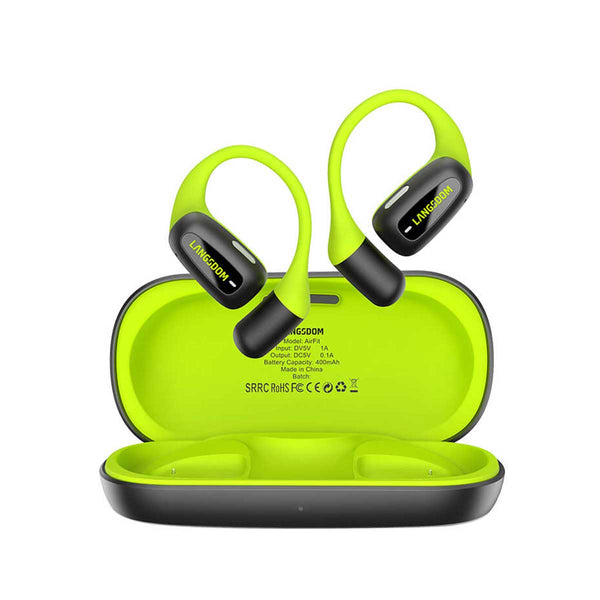 Auriculares Deportivos Langsdom AirFit Verde Neon