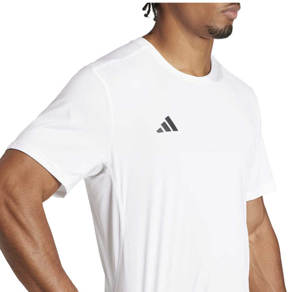 Playera Deportiva Adidas Adizero Essentials Blanco Hombre