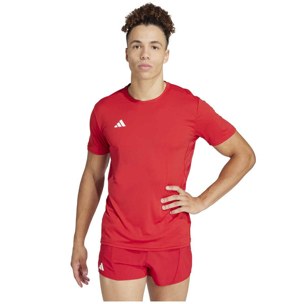 Playera Deportiva Adidas ADIZERO E TEE Rojo Hombre