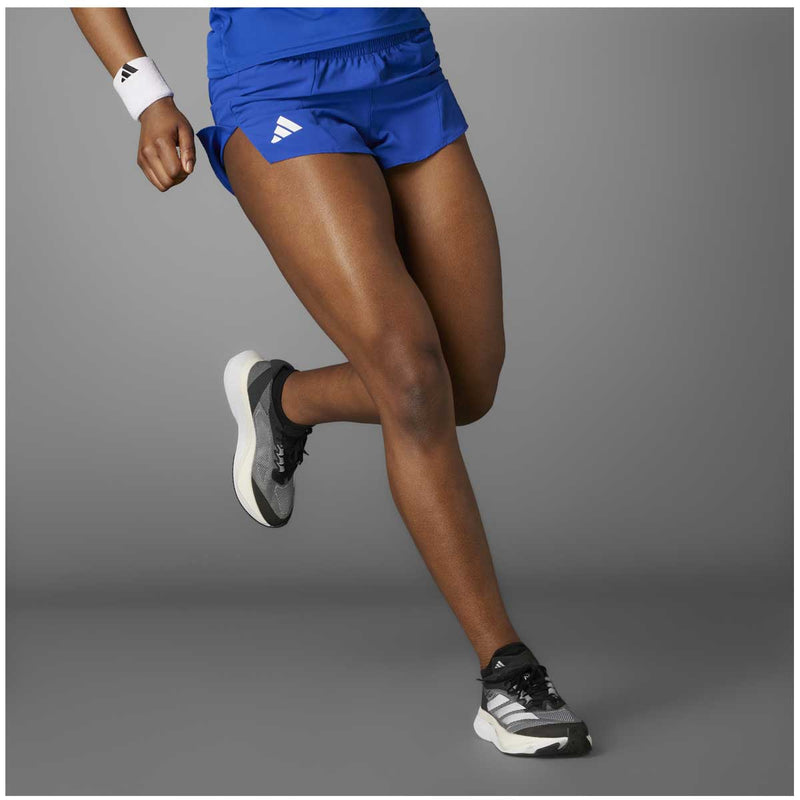 Short Deportivo Adidas Shorts Running Adizero Azul Mujer