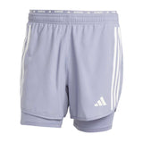 Short Deportivo Adidas Own The Run 2 in1 3 Rayas Hombre