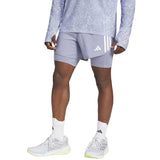 Short Deportivo Adidas Own The Run 2 in1 3 Rayas Hombre