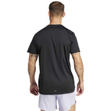 Playera Deportiva Adidas RUN IT BL TEE Logo Cebra Hombre