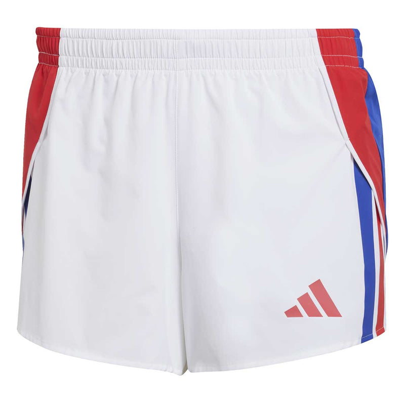 Short Deportivo Adidas Adizero Retro Running Blanco Hombre