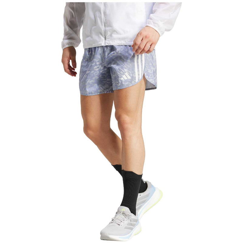 Short Deportivo Adidas Own the Run Lila Blanco Hombre