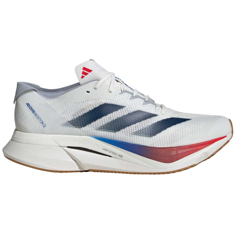 Tenis Adidas ADIZERO BOSTON 12 Blanco Azul Hombre