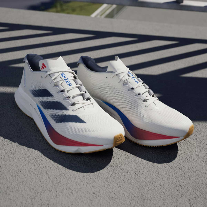 Tenis Adidas ADIZERO BOSTON 12 Blanco Azul Hombre