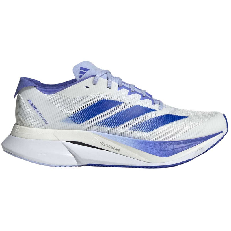 Tenis Adidas ADIZERO BOSTON 12 Blanco Azul Mujer