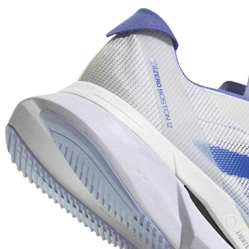 Tenis Adidas ADIZERO BOSTON 12 Blanco Azul Mujer