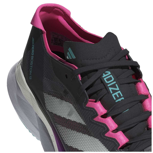 Tenis Adidas ADIZERO BOSTON 12 Negro Rosa Mujer