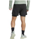 Short Deportivo Adidas OTR B S 2in1 Negro Blanco Hombre