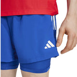 Short Deportivo Adidas OTR B S 2in1 Azul Blanco Hombre