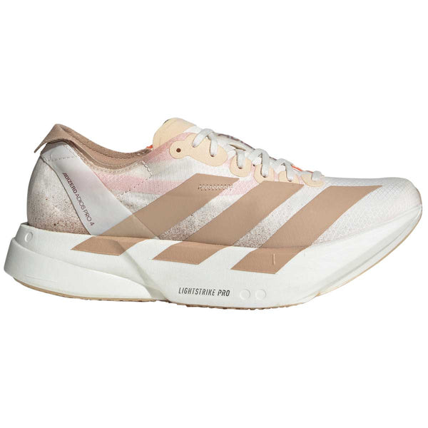 Tenis Adidas ADIZERO ADIOS PRO 4 Blanco Café Mujer