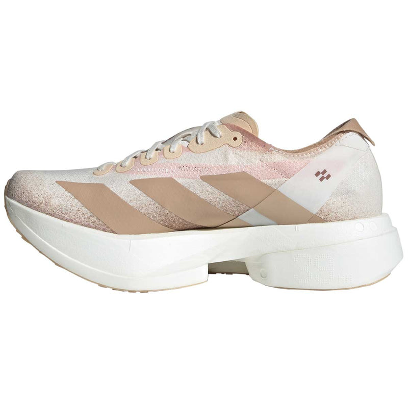 Tenis Adidas ADIZERO ADIOS PRO 4 Blanco Café Mujer