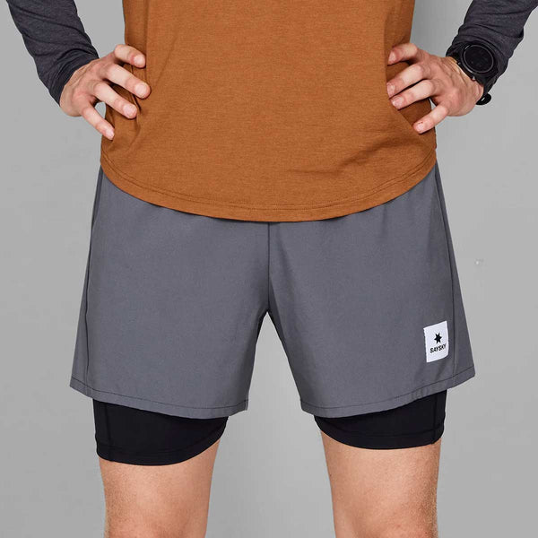 Short Deportivo Saysky 2 in 1 5 Pulgadas Gris Hombre