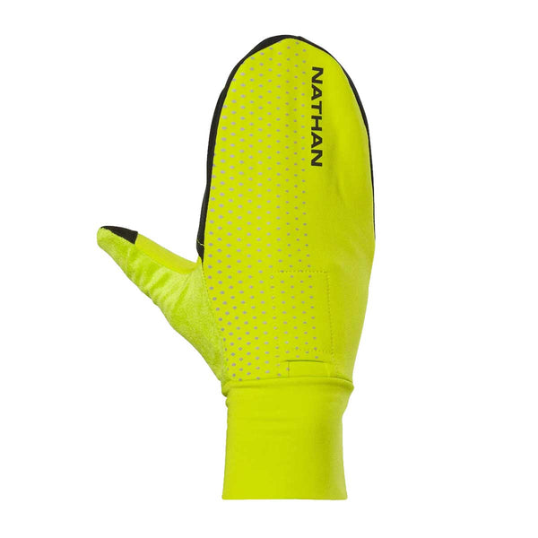 Manopla convertible Nathan HyperNight Reflective Amarillo Neon