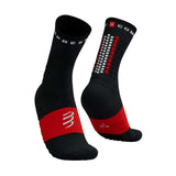 Calceta Compressport Ultra Trail Socks V2.0 Black Red