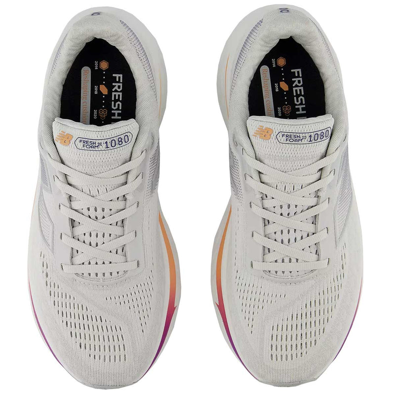 Tenis New Balance 1080 V14 Gris Blanco Mujer