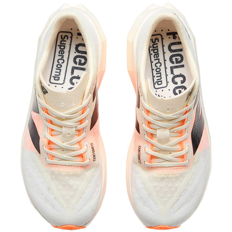 Tenis New Balance SUPER COMP ELITE v4 Blanco Naranja Unisex