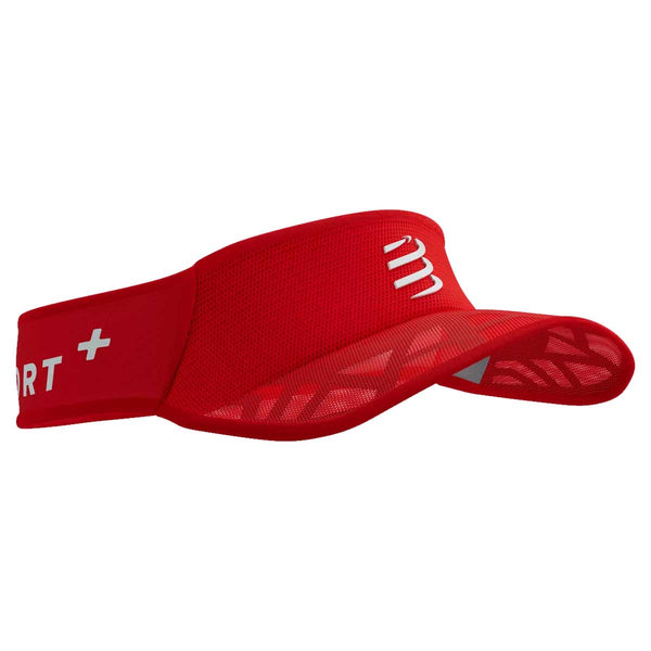 Visera Deportiva Compressport Spiderweb Ultralight Visor Red