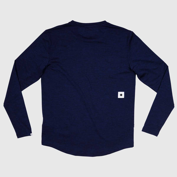 Playera Deportiva Saysky Clean Pace Long Sleeve Navy Hombre