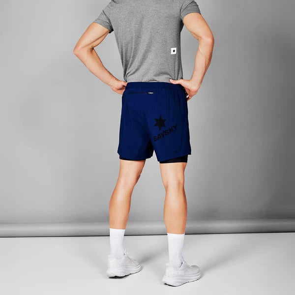 Short Deportivo Saysky 2 in 1 Pace 5 Pulgadas Navy Hombre