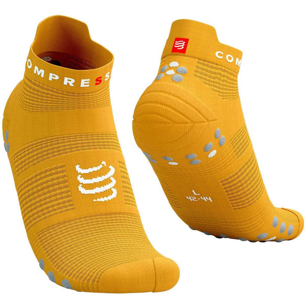 Calceta Compressport PRO RACING SOCKS V4L Run Low Citrus