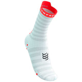Calceta Compressport Pro Racing Socks V4.0 Ultralight Run High White