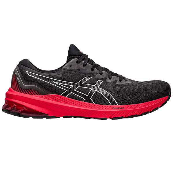 Tenis Asics GT-1000 11 Running Negro Rojo Hombre