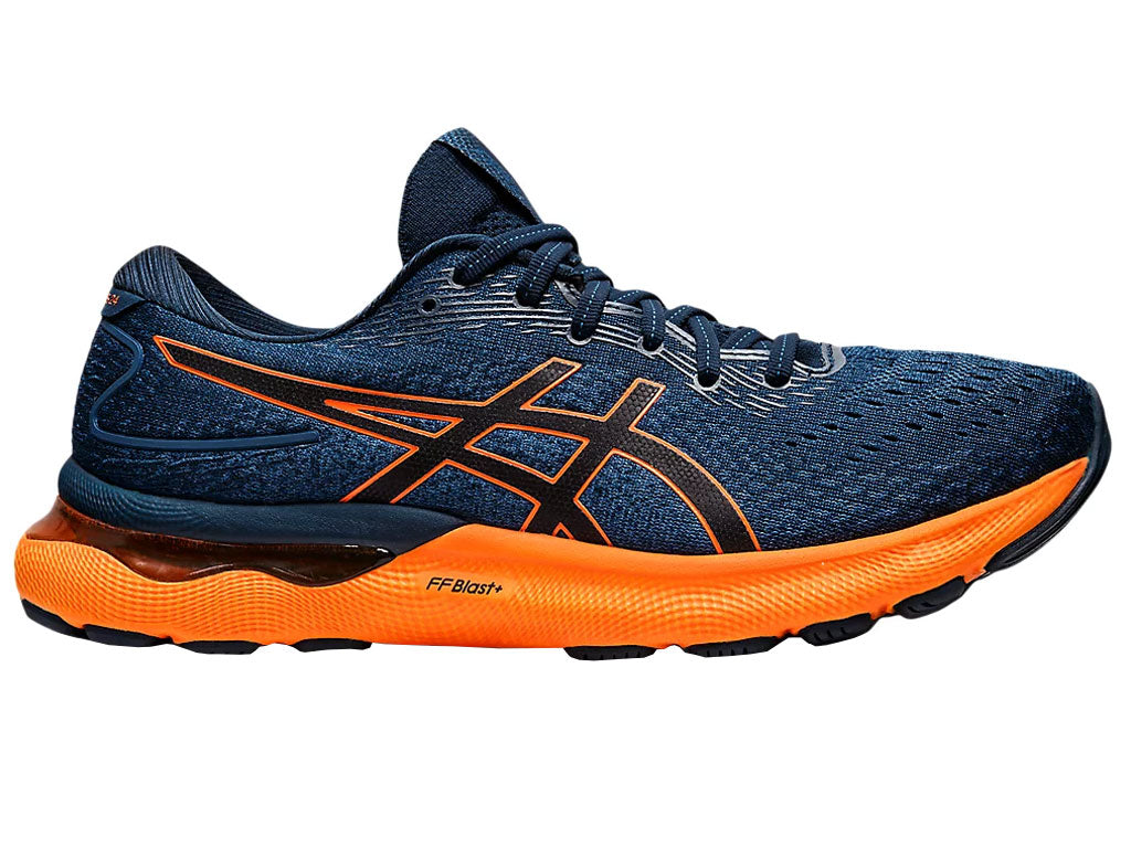 Tenis Running Asics GEL NIMBUS 24 Azul Marino Hombre