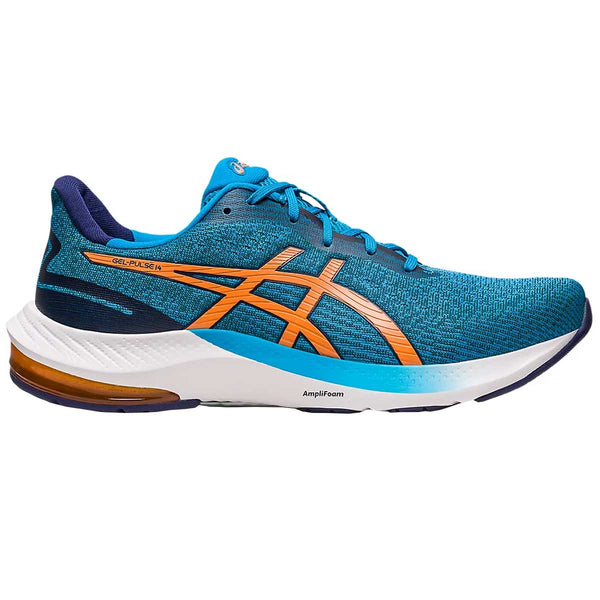 Tenis Running Asics GEL-PULSE 14 Azul Naranja Hombre