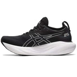 Tenis Asics GEL NIMBUS 25 Running Negro Blanco Hombre