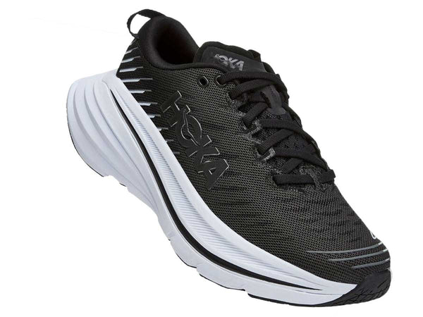 Tenis Hoka Running BONDI X Negro Blanco Hombre